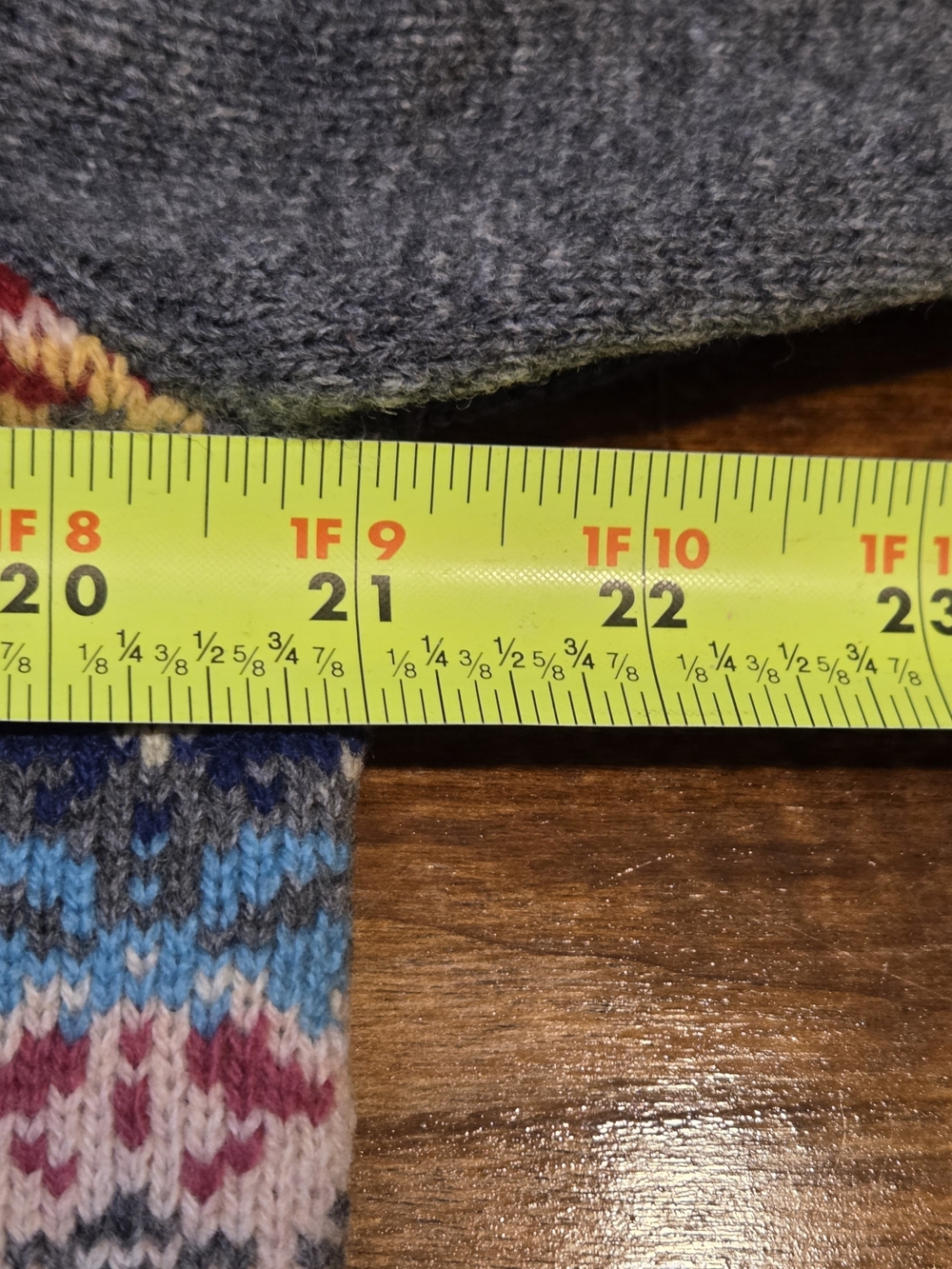 Vintage 90s Laura Ashley 100% Lambswool Cardigan Fair Isle Pattern SZ XL Cottege - Picture 3 of 6